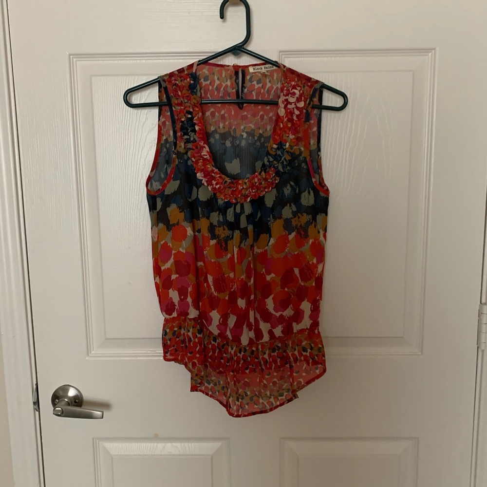 Black Rainn blouse from francescas